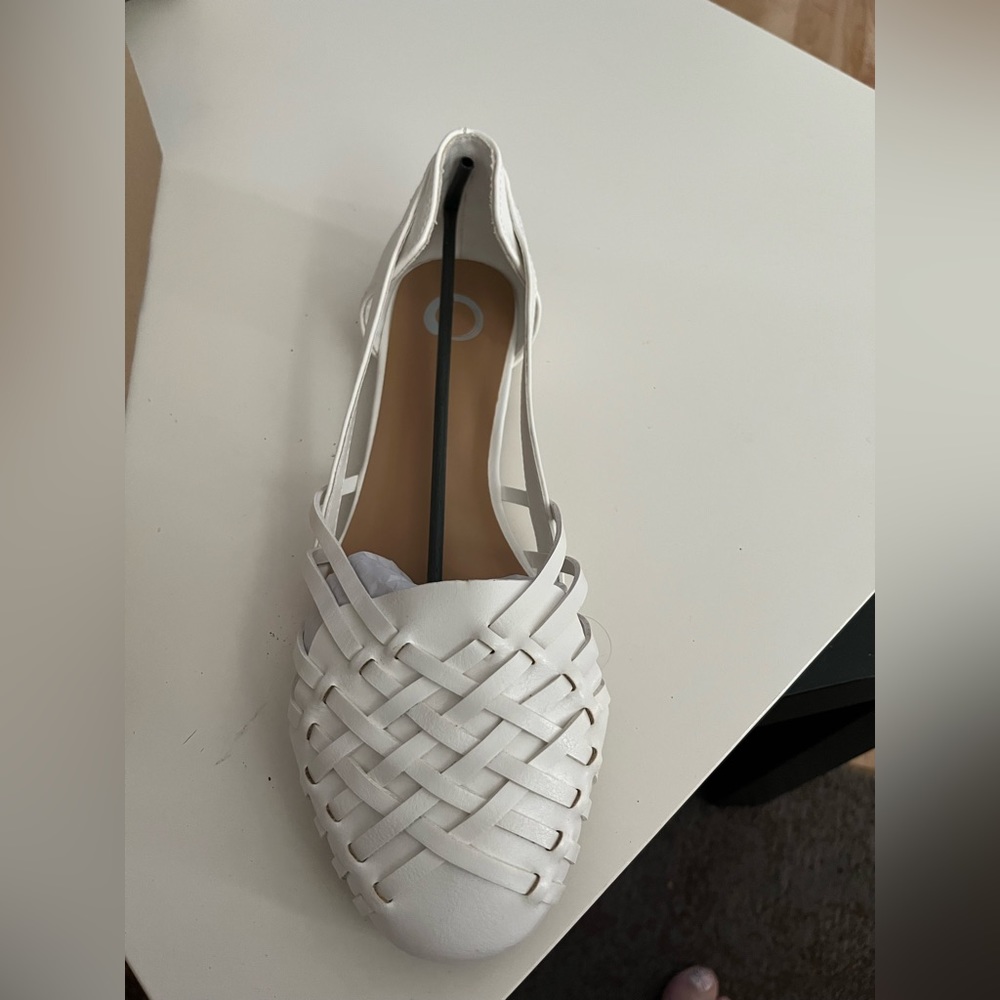 Leather White Sandals